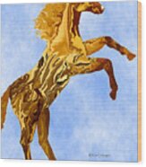 Montana Horse 2 Wood Print