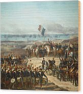 Disembarkation Of The French Army Wood Print
