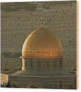 Dome Of The Rock Mosque In Jerusalem Wood Print