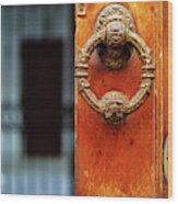 Door Knocker Cadiz Wood Print