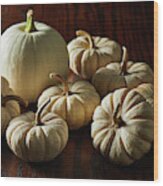 Dramatic Pumpkins #3 Wood Print