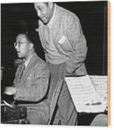 Duke Ellington & Billy Strayhorn Wood Print