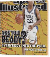 Duke University Jason Williams, 2002 Ncaa Tournament Sports Illustrated Cover Wood Print