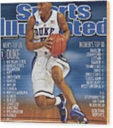 Duke University Nolan Smith, 2010 College Basketball Sports Illustrated Cover Wood Print