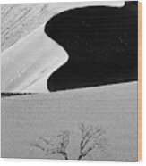 Dune Curves Wood Print