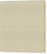 Dunn Edwards 2019 Curated Colors Cream Fraiche Ivory Det654 Solid Color Wood Print