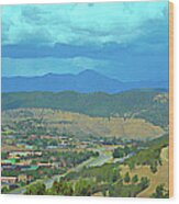 Durango Colorado From The Upper Highway Wood Print