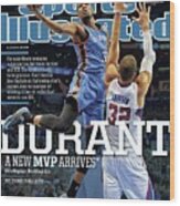 Durant A New Mvp Arrives Sports Illustrated Cover Wood Print