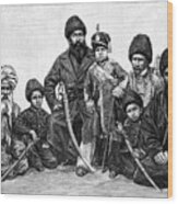Durrani Chiefs, Afghanistan, 1895 Wood Print