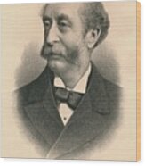 Earl Of Carnarvon, President Wood Print