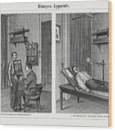 Early X-ray Equipment, Wood Engravings Wood Print