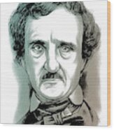 Edgar Allan Poe 2 Wood Print