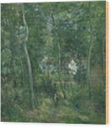 Edge Of The Woods Near Lhermitage Wood Print