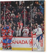 Edmonton Oilers V Montreal Canadiens Wood Print