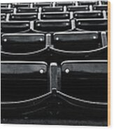 Empty Seats In Outfield Wood Print