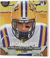 Endangered The Perilous Road Of The Honey Badger Sports Illustrated Cover Wood Print
