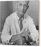 Endocrinologist Dr. Hans Selye Wood Print