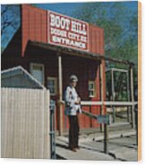 Entrance to Boot Hill museum in Dodge city, Kansas - KANS505 00121  Photograph by Kevin Russell - Pixels