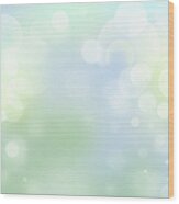 Faded Glowing Pale Background With Spots Wood Print