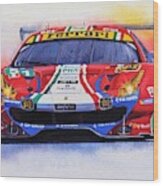 Ferrari 488 GTE Painting by Iurie Bulgac