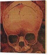 Fetus Skeleton #1 Wood Print