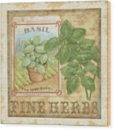 Fine Herbs I Wood Print