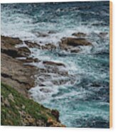 Finisterre Shore Wood Print