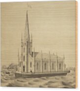 Floating Church Of The Redeemer Wood Print