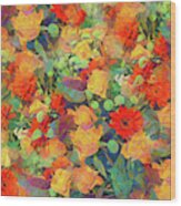 Floral Persuasion Wood Print