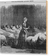 Florence Nightingale, English Nurse Wood Print