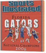 Florida Gators Commemorative Sports Illustrated Cover Wood Print