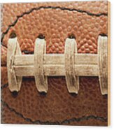 Football Wood Print