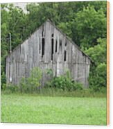 Forest Eating Barn Wood Print