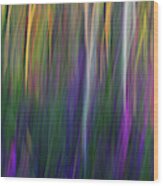 Forest Illusions- Purple Passion Wood Print