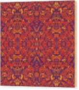 Fractal-persian Red Wood Print