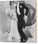 Fred Astaire And Ginger Rogers Wood Print