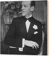 Fred Astaire Wood Print