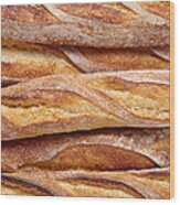 French Baguettes Wood Print