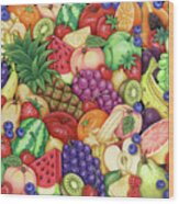 Fruit 2 Wood Print