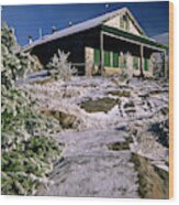 Galehead Hut - Appalachian Trail, New Hampshire Wood Print