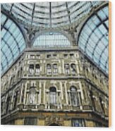 Galleria Umberto In Naples, Italy Wood Print