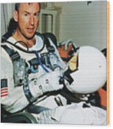 Gemini 7 Astronaut James A. Lovell Wood Print