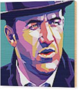 Gene Hackman Wood Print