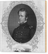 General Joseph Hooker, Major-general Wood Print