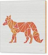 Geometric Animal Ii Wood Print