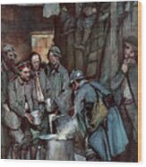 German Prisoners In Souville, Verdun Wood Print