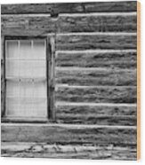Ghost Town Log Cabin Nevada City Montana Wood Print