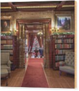 Glensheen Library #3 Wood Print