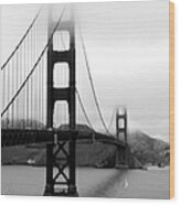 Golden Gate Bridge Wood Print