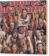 Gonzaga University Kelly Olynyk, 2013 March Madness College Sports Illustrated Cover Wood Print